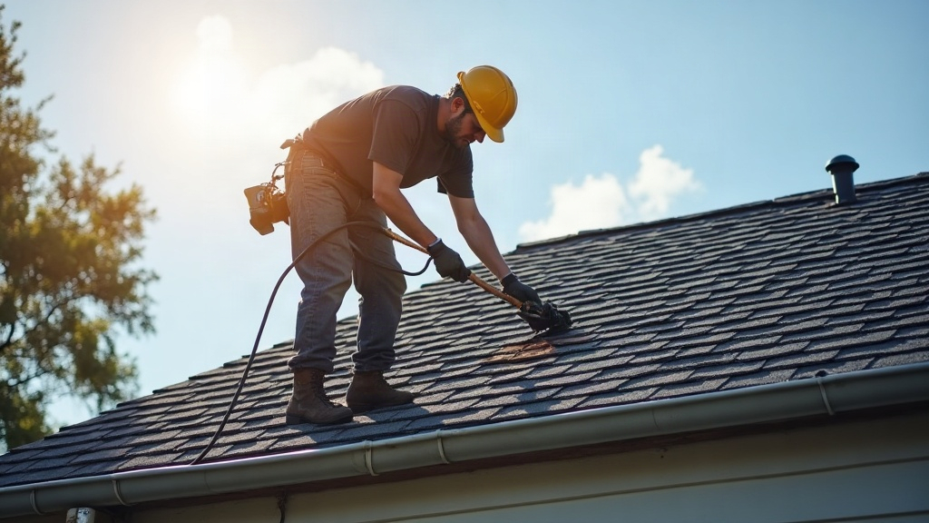 Roof leak repair and flashing work