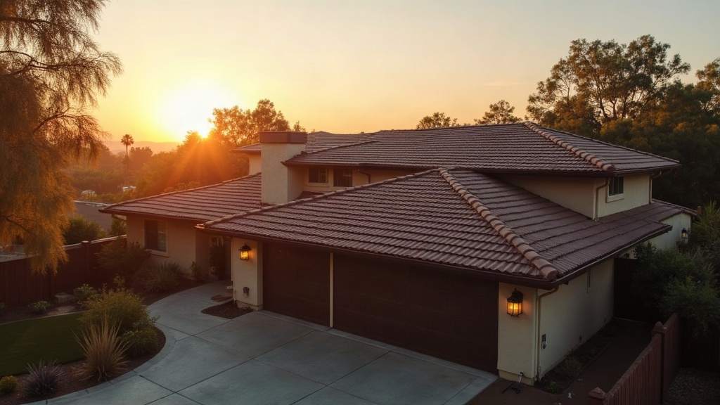 Roofing Standards crew and finished roof in Placentia, California